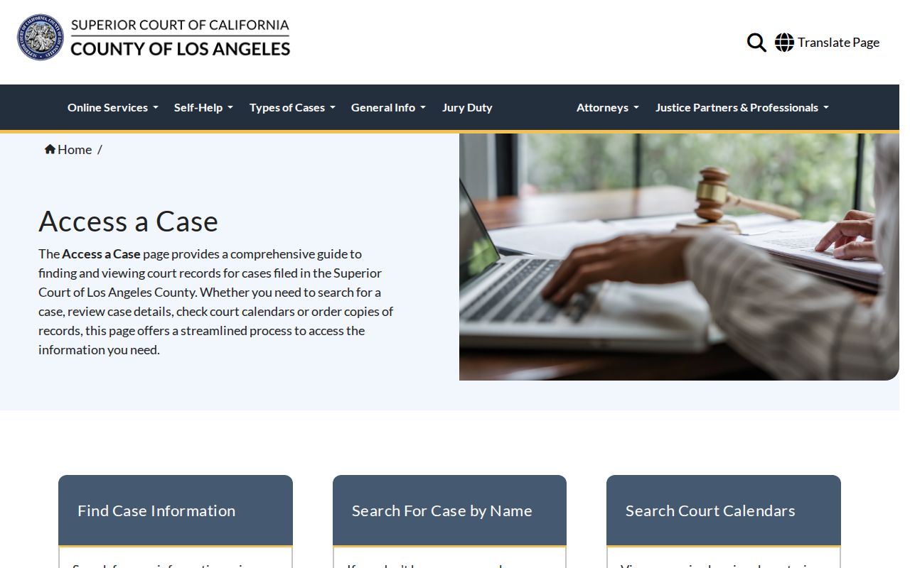 Pasadena people search court case access options