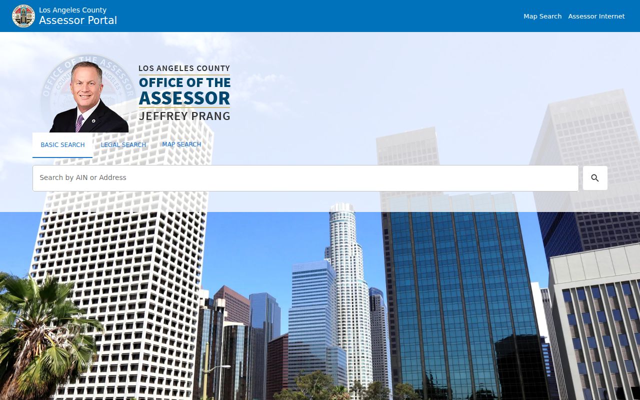 Pasadena people search using the Los Angeles County Assessor Portal